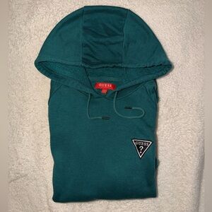 Guess Deep Teal Pullover Hoodie